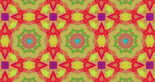 Colorful Kaleidoscopic Pattern with Abstract Shapes - Download Free Stock Images Pikwizard.com