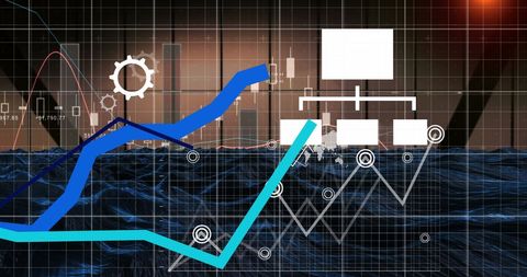 Visualizing Innovative Data Analytics with Digital Wave Imagery - Download Free Stock Images Pikwizard.com
