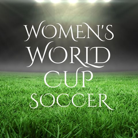 Spotlit Soccer Field Highlighting Women's World Cup Excitement - Download Free Stock Templates Pikwizard.com
