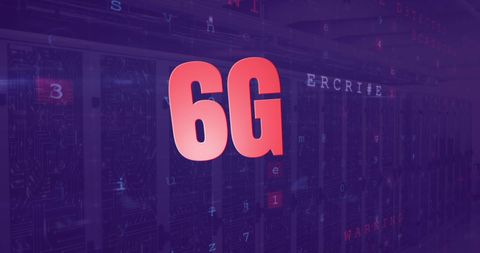 Advanced 6G Technology Digital Interface Display