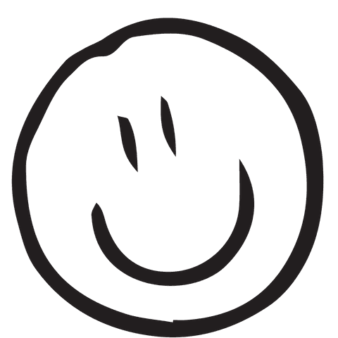 simple transparent smiley face doodle black outline - Download Free Stock Videos Pikwizard.com