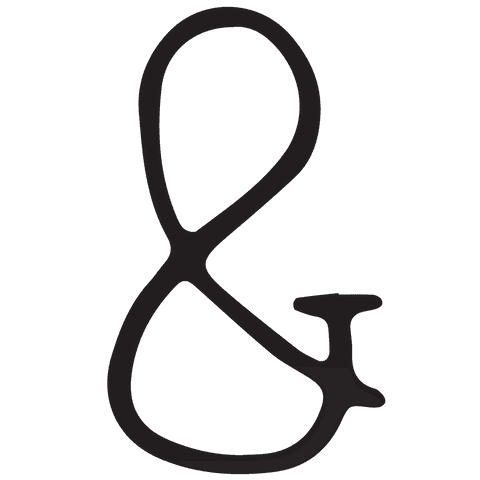 Transparent Hand-Drawn Ampersand Symbol on White Background