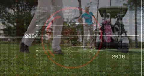 Golf Swing Analyzed with Innovative Technology Overlay