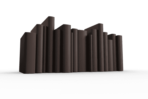 Row of Brown Books on Transparent Background Clarifying Reading Habits - Download Free Stock Videos Pikwizard.com