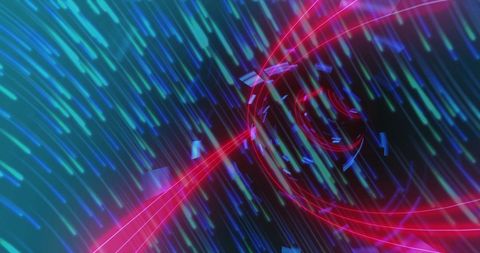 futuristic light streaks in circular tunnel animation concept - Download Free Stock Images Pikwizard.com