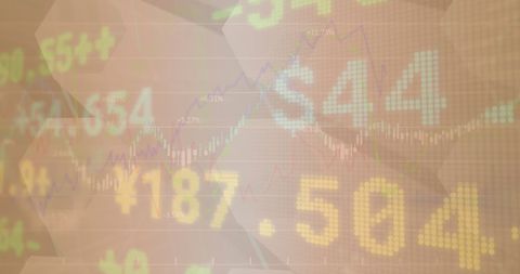Abstract Financial Data Display With Stock Market Graphs - Download Free Stock Images Pikwizard.com