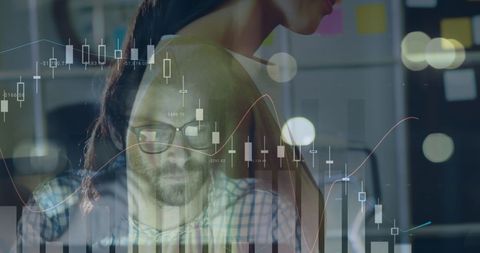 Collaboration in Data Analytics at Busy Office - Download Free Stock Images Pikwizard.com