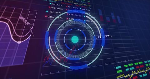 High-Tech Financial Data and Global Analytic Interface - Download Free Stock Images Pikwizard.com