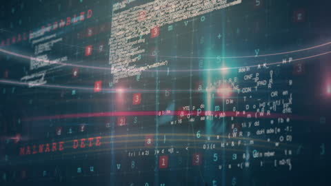 Cybersecurity Concept with Virus Warning on Digital Screen