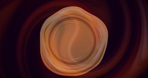 Abstract Wavy Badge on Dark Background - Download Free Stock Images Pikwizard.com