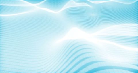 Abstract digital waves on light blue background
