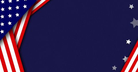 American Flag Borders Frame with Stars on Blue Background - Download Free Stock Images Pikwizard.com