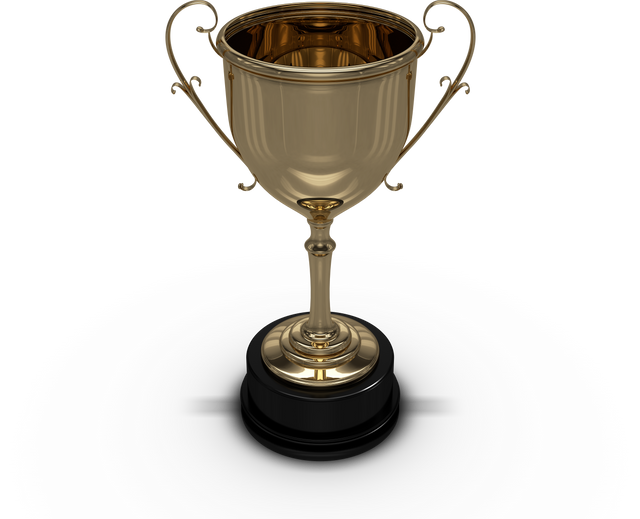 Transparent Gold Award Trophy with Handles for Sports and Academic Achievements - Download Free Stock Videos Pikwizard.com