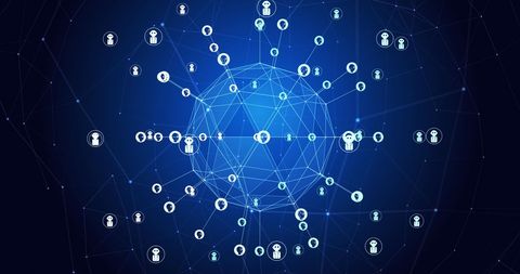 Global Network of AI Data Processing and Connectivity - Download Free Stock Images Pikwizard.com