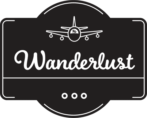 Transparent Wanderlust Text with Airplane Design - Download Free Stock Videos Pikwizard.com