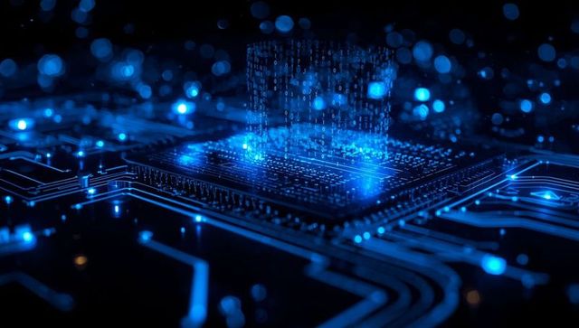 Futuristic Processor Chip with Holographic Binary Code