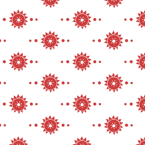 seamless red sunburst and dot pattern on transparent background - Download Free Stock Videos Pikwizard.com