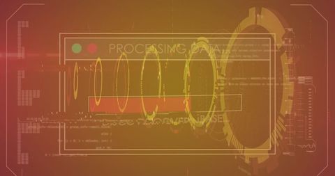 Data Processing and Scope Scanning on Digital Interface - Download Free Stock Images Pikwizard.com