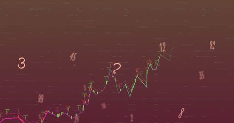 Digital Data Analysis with Moving Shapes and Numbers - Download Free Stock Images Pikwizard.com