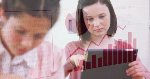students engaging with technology for data analysis learning - Download Free Stock Images Pikwizard.com