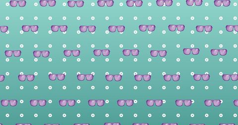 retro purple sunglasses on mint dotted background pattern - Download Free Stock Images Pikwizard.com