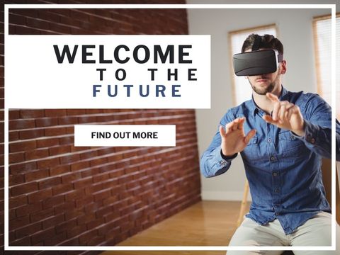 vr technology exploration man displaying innovation and future concepts - Download Free Stock Templates Pikwizard.com