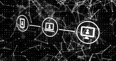Abstract Network Connections and Data Process Concept - Download Free Stock Images Pikwizard.com