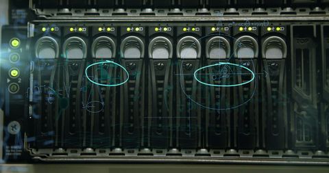 Complex Mathematical Functions Over Data Servers in Technology Room - Download Free Stock Images Pikwizard.com