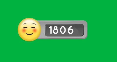 Digital Inbox Smiley Emoticon Displaying 1806 Messages - Download Free Stock Images Pikwizard.com