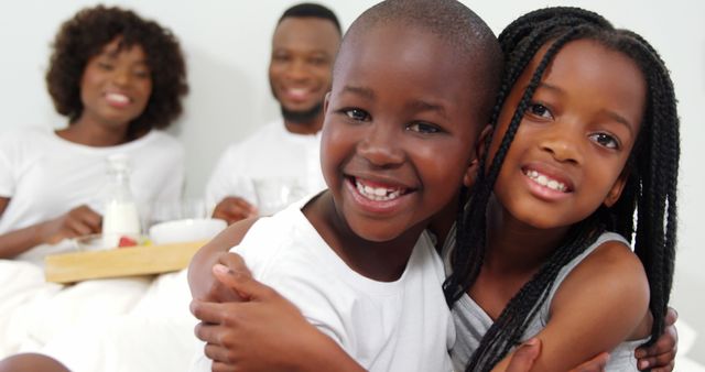 Joyful African American Family Bonding at Home - Download Free Stock Images Pikwizard.com