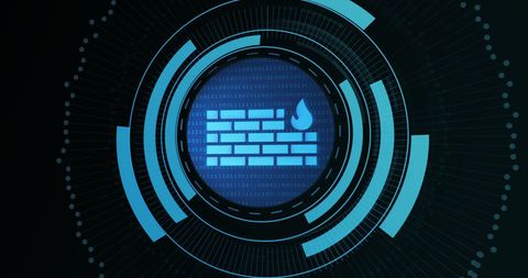 Firewall Protection in Digital Security Conceptual Design - Download Free Stock Images Pikwizard.com