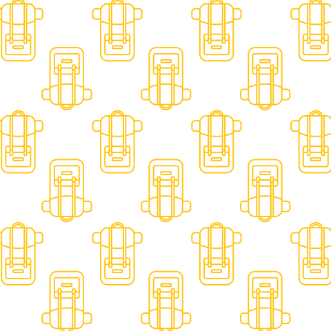 Seamless Yellow Icon Pattern on Transparent Background - Download Free Stock Videos Pikwizard.com