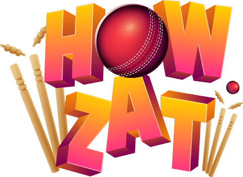 3D HOWZAT Typography with Cricket Ball on Transparent Background - Download Free Stock Videos Pikwizard.com