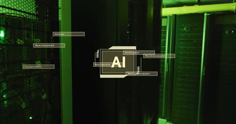 Artificial Intelligence Data Processing in Digitized Server Environment
