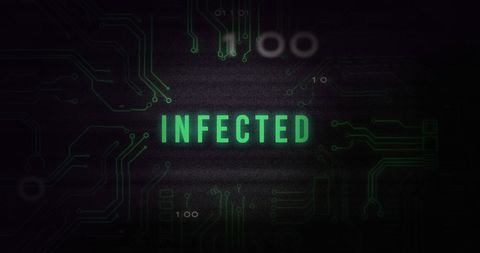 Infected System with Digital Interference and Circuit Concept - Download Free Stock Images Pikwizard.com
