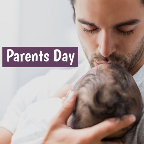 loving father kissing newborn's forehead celebrating parents day - Download Free Stock Templates Pikwizard.com