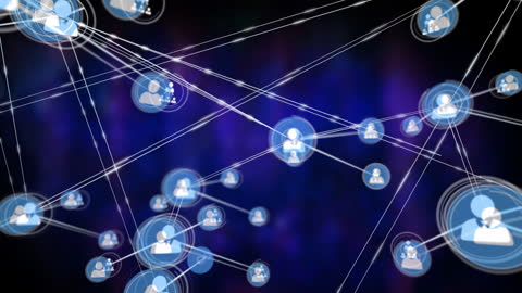 Global Digital Networking Connections Concept Design