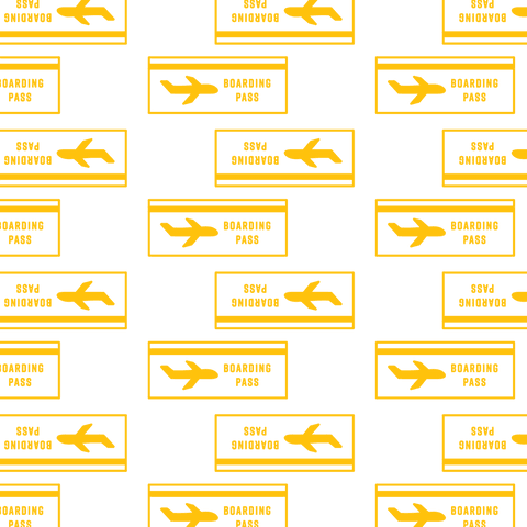 yellow boarding pass pattern on transparent background illustration - Download Free Stock Videos Pikwizard.com