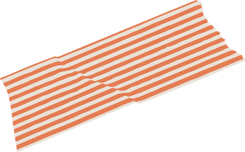 striped rectangular fabric with soft folds on transparent backdrop - Download Free Stock Videos Pikwizard.com