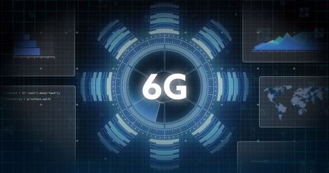 Conceptual 6G Network Technology Futuristic Interface - Download Free Stock Images Pikwizard.com