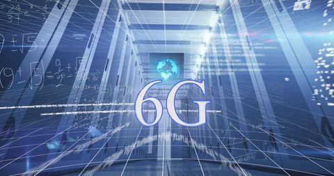 Innovative 6G Network Technology in Server Room - Download Free Stock Images Pikwizard.com