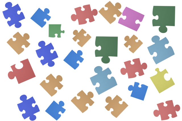 Colorful Transparent Jigsaw Puzzle Pieces Pattern - Download Free Stock Videos Pikwizard.com