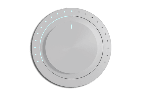 minimalistic digital volume control with transparent background - Download Free Stock Videos Pikwizard.com