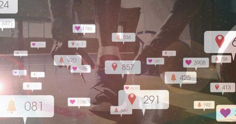 Adult Engages in Gym Workout with Social Media Buzz