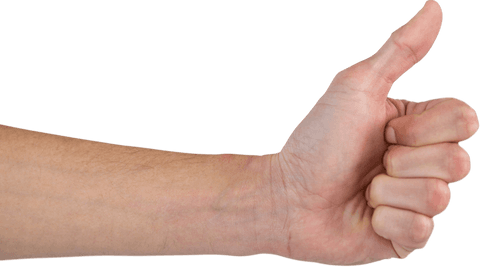 transparent thumbs up gesture on white background - Download Free Stock Videos Pikwizard.com