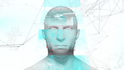 Digital Human Head with Data Network Connections