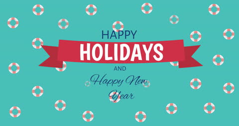 Festive Holiday Greetings with Magical Patterns