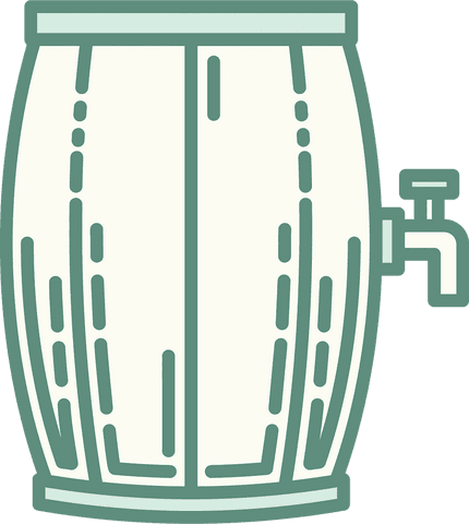 transparent beer barrel illustration in green outline for beverage design - Download Free Stock Videos Pikwizard.com