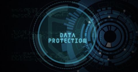 Futuristic Data Protection and Cybersecurity Concept - Download Free Stock Images Pikwizard.com