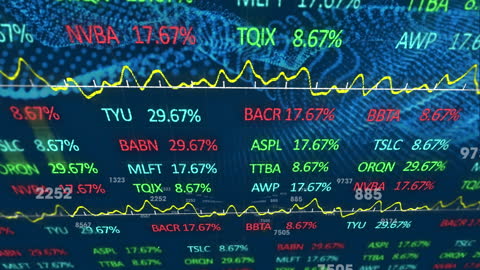 Dynamic Animation of Stock Market Price Fluctuations